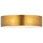 Z-Lite - Z-Lite Harley 4 Light Flush Mount, Rubbed Brass - The contemporary Harley flush mount metal drum has classic appeal with a low profile that conveys understated elegance through its large-scale silhouette. It is available in a choice of Brushed Nickel, Polished Chrome, Matte Black, Bronze, and Rubbed Brass finishes.