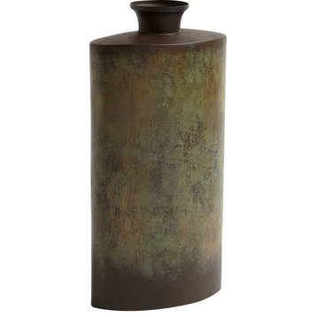Iron Canteen - Antique Bronze, Vertical, Short