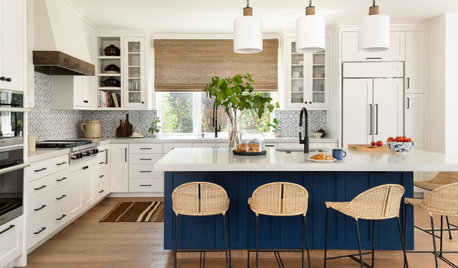 Kitchen of the Week: White, Wood and Blue With a Youthful Vibe