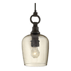 Quoizel CKKD1507 Kendrick 1 Light 7"W Mini Pendant - Western Bronze