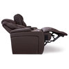 Seatcraft Colosseum Home Theater Seating, Brown, Loveseat