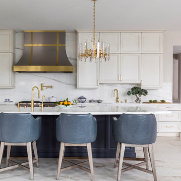 Seabrook Lakefront Traditional Wood-Mode Kitchen