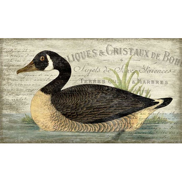 French Goose Vintage Wooden Sign, 20"x32"