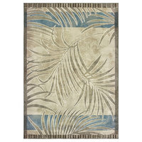 United Weavers Panama Jack Palm Tropical Rug, Natural (1821-40217), 5'3"x7'2"