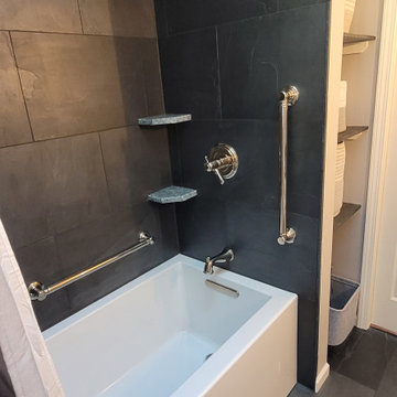 Slate Bathrooms and Sunroom