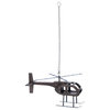 Urban Designs Handcrafted Wooden Helicopter Model Toy Replica