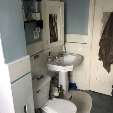 Eagle Rock Remodel : Upper Bathroom