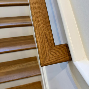 Project #141 | Timeless Switchback Staircase with Traditional Box Newels