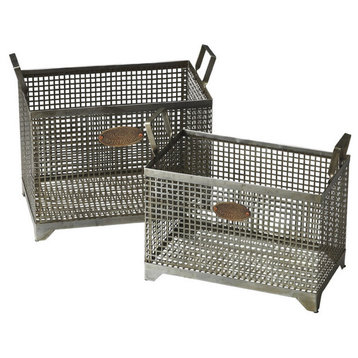 Butler Rowley Iron Storage Basket Set