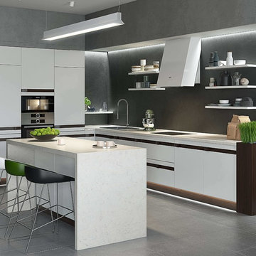 Modern Kitchen Design. 3DRendering