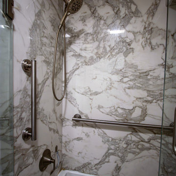 Tyvarian Cultured Marble Shower