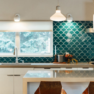Lagoon Ogee Drop Kitchen Backsplash