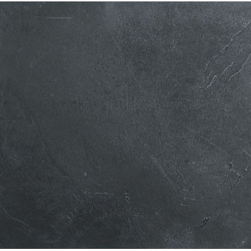 Montauk Black 12X12 Gauged Slate Tile, 100 Sq.ft