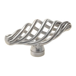 Cosmas - Cabinet Birdcage Knob, Set of 25, Satin Nickel - Cabinet And Drawer Knobs
