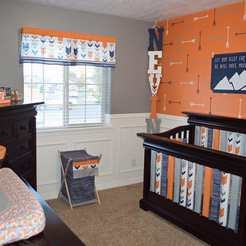 Tribal Arrows Stenciled Nursery