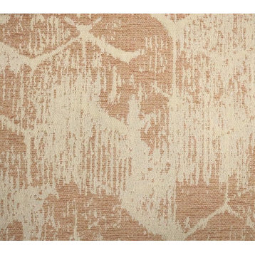Drake Abstract Design Modern Texture Upholstery Fabric, Blush