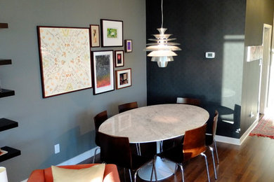 Dining room - modern dining room idea in Toronto
