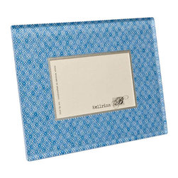 Belle & June - Blue Geometric Frame - Picture Frames