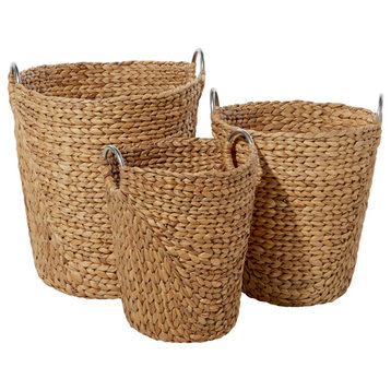 Coastal Brown Seagrass Storage Basket 41131