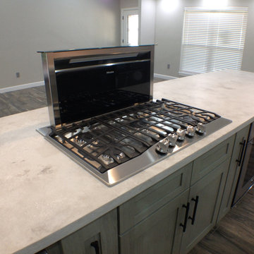 West Main Project - Viking 36” WIDE Gas Cooktop & Miele 36" Downdraft Ventilatio