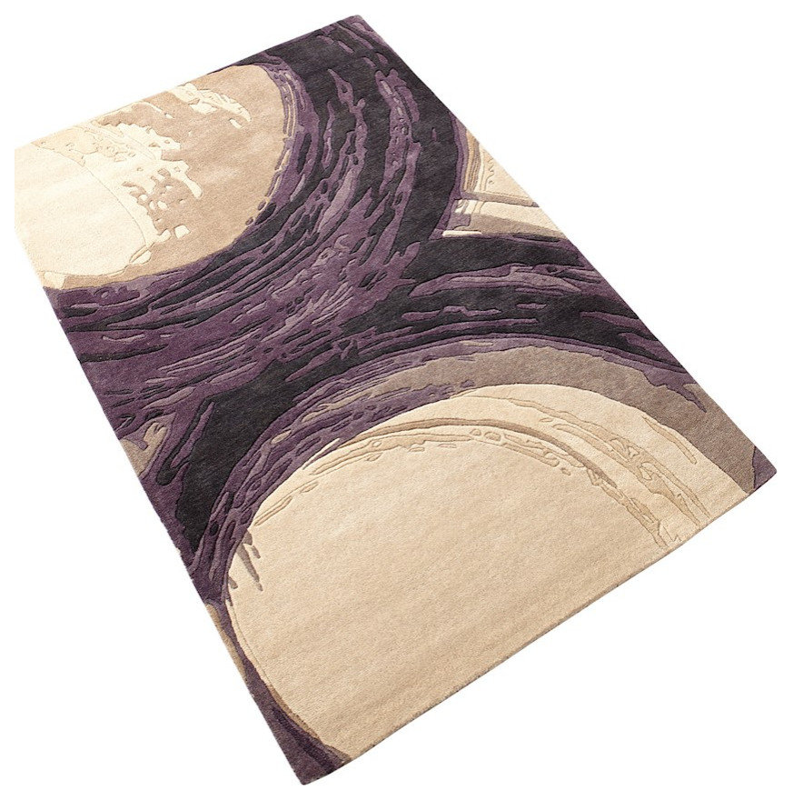 Cyan Design Purple Percival Rug, Purple/Ivory - Contemporary - Area ...