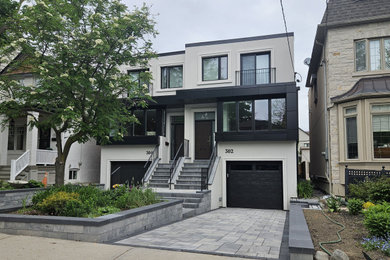Inspiration for a modern exterior home remodel in Toronto