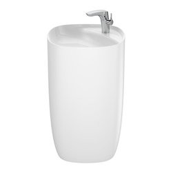 Lavabo totem blanco Beyond | ROCA - Bathroom Basins