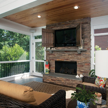 Screened In Back Porches