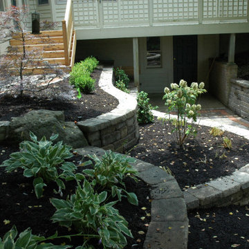 Ascend to Tranquility: Multi-Tiered Retaining Walls