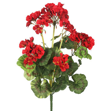 Vickerman Artificial Geranium Bush