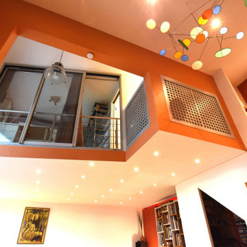 Extension de mezzanine dans un atelier Loft.