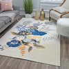 Valentina Transitional Floral Soft Touch Area Rug By Rugs America, Floral Charm