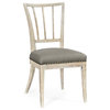 Lucillo Washed Acacia Carver Side Chair