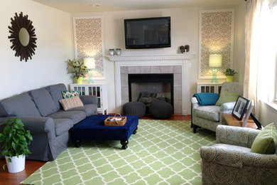 Inspiration for a transitional home design remodel in Denver