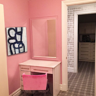 Foto de vestidor de mujer, contemporáneo, extra grande