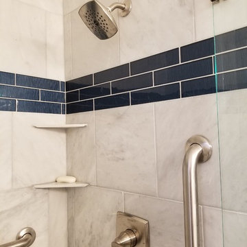 Bathroom remodel - Carrara marble