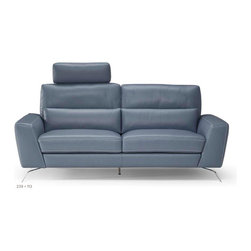 Natuzzi Editions Leather Sofa with Headrest B846 - Sofas