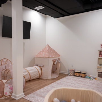 Finished Basement with Half Bath, Gym and Kids Play Area in Brighton, MI