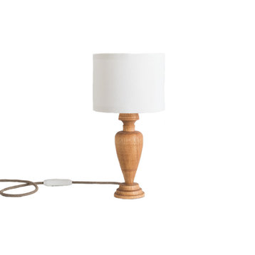 Frances wood table lamp