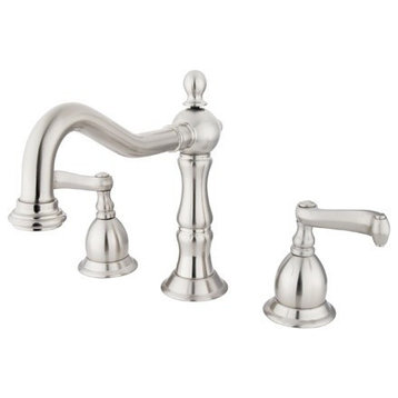 Kingston Brass Widespread Bathroom Faucets With Brushed Nickel KS1978FL