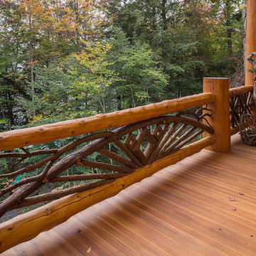 Big Moose, New York Log Home