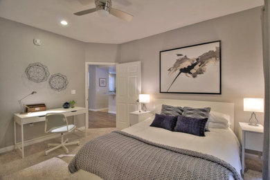 Example of a trendy bedroom design in San Francisco