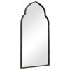 38" Transitional Bronze Arched Mirror