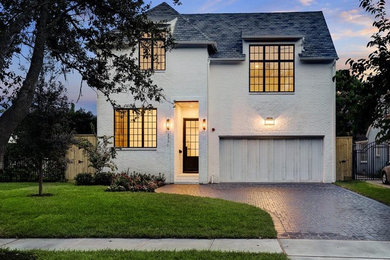 Trendy home design photo in Houston