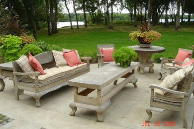 Patio - tropical patio idea in Minneapolis