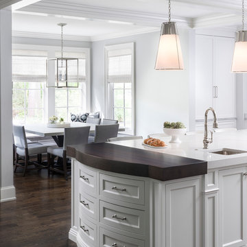 Kitchen with view to Breakfast Nook