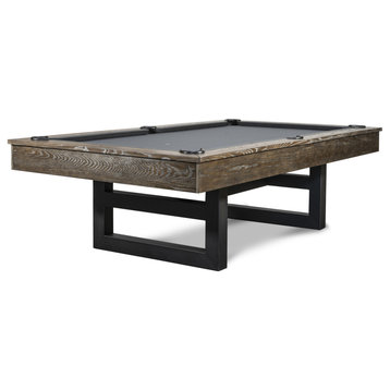 Mckay 8' Slate Pool Table With Premium Accessories, Titanium