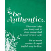 Be Authentic Poster
