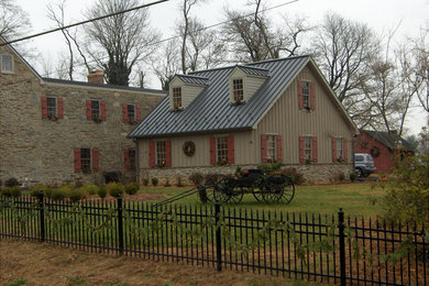 Example of a classic exterior home design in Other