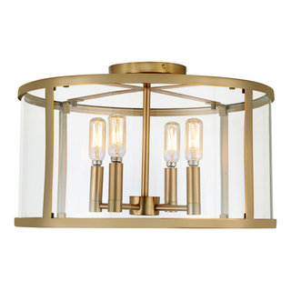 Merrick 4-Light Semi-Flush Ceiling Light - Transitional - Flush-mount ...
